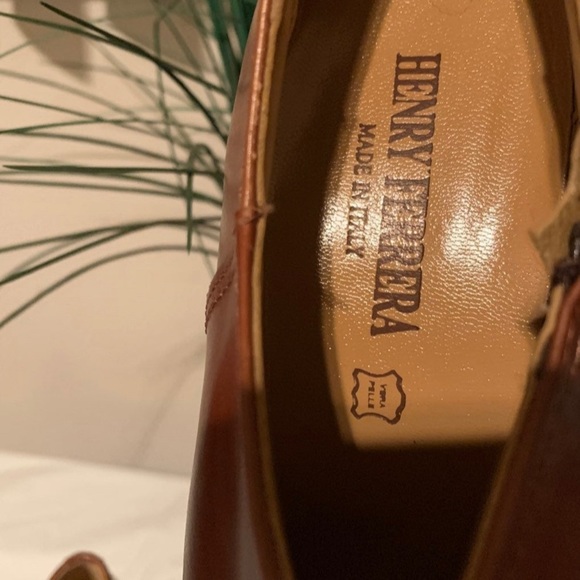 Henry Ferrera Italian leather shoes in size 8 1/2 - Picture 4 of 8